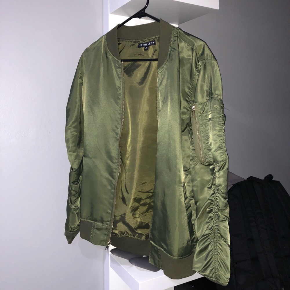 Green Bomber Jacket